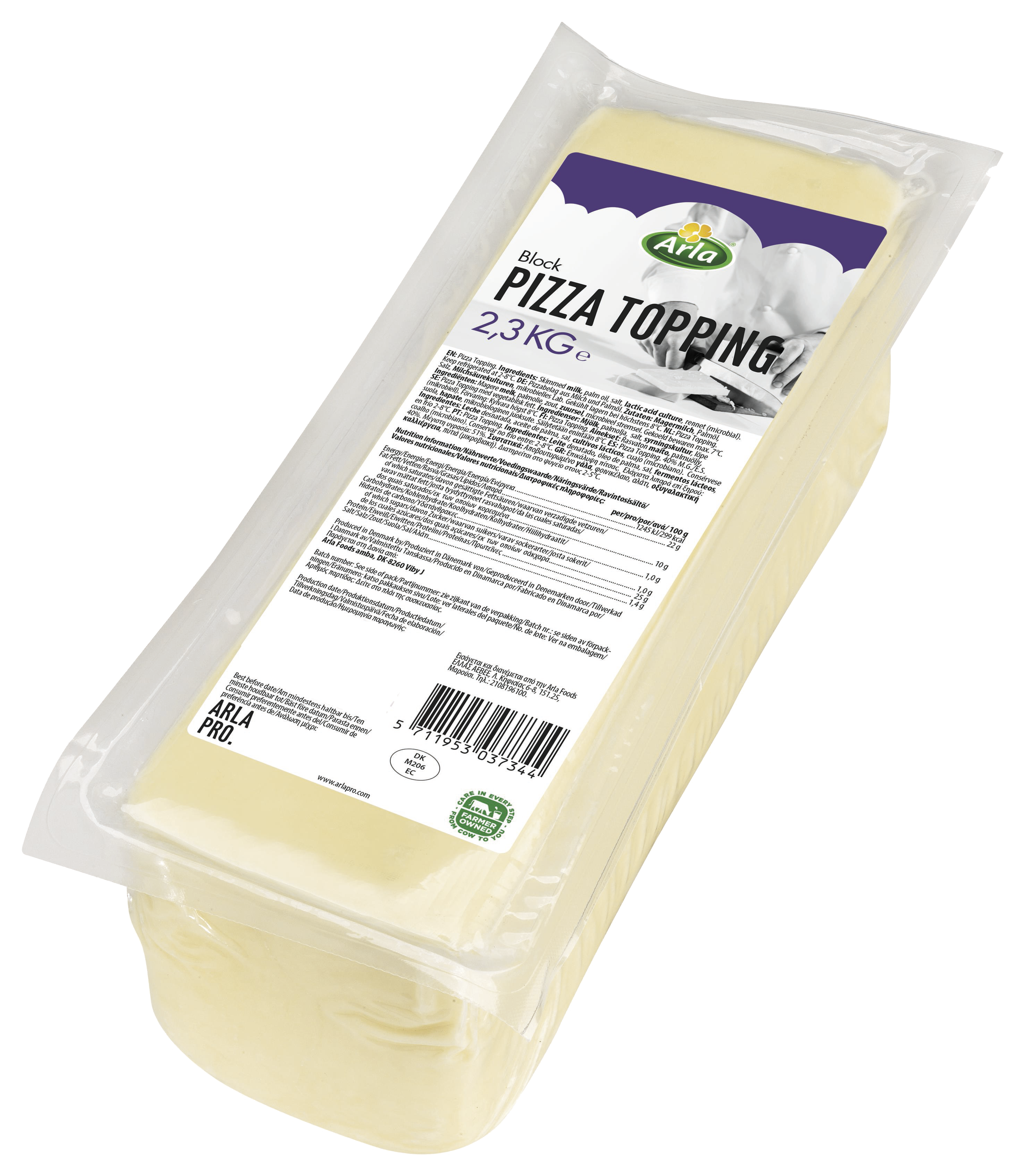 Pizzatopping Bloque 2.3kg