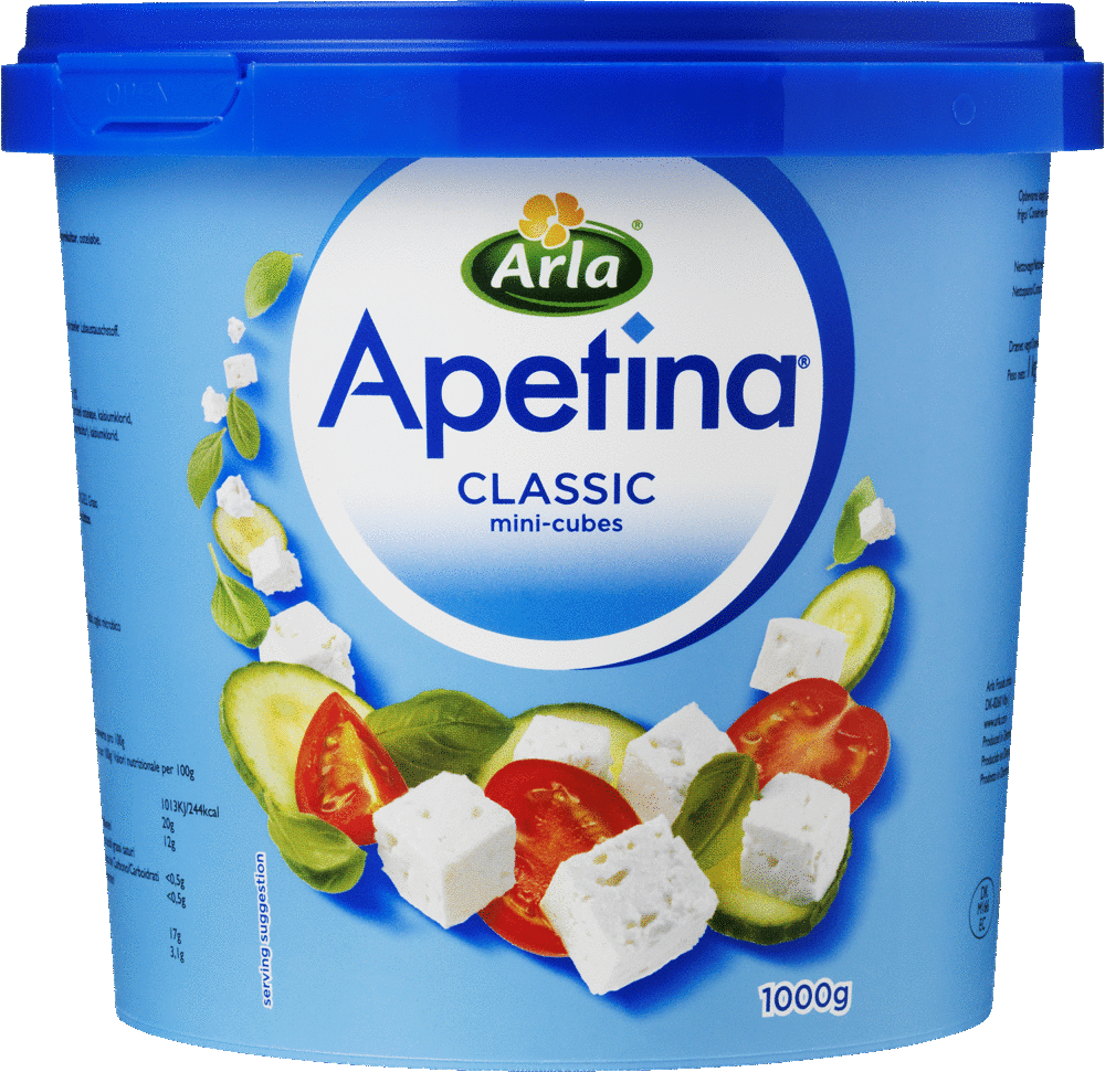 Apetina Dados de queso en salmuera 1kg